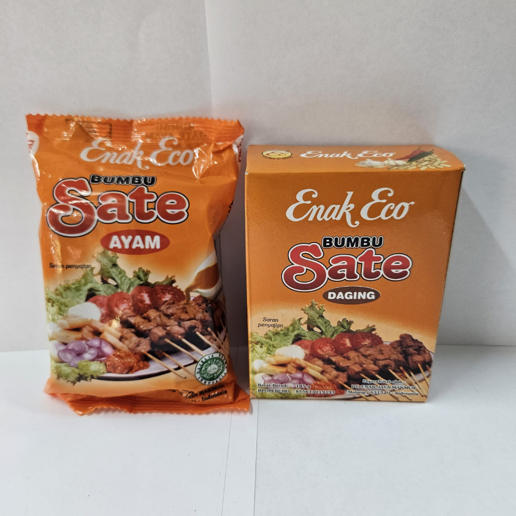 Enak Eco Bumbu Sate Daging Ayam 185 gram