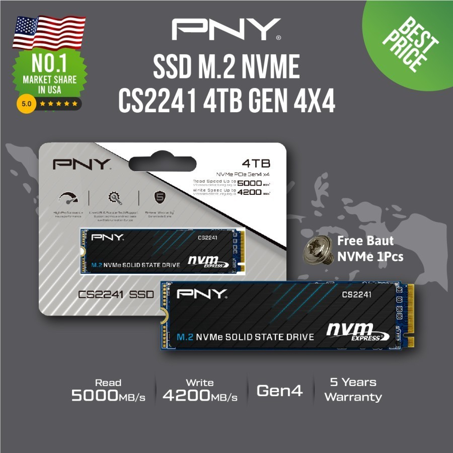 PNY CS900 SSD 2TB 6GB/s 2.5&quot; Resmi | SSD 2TB