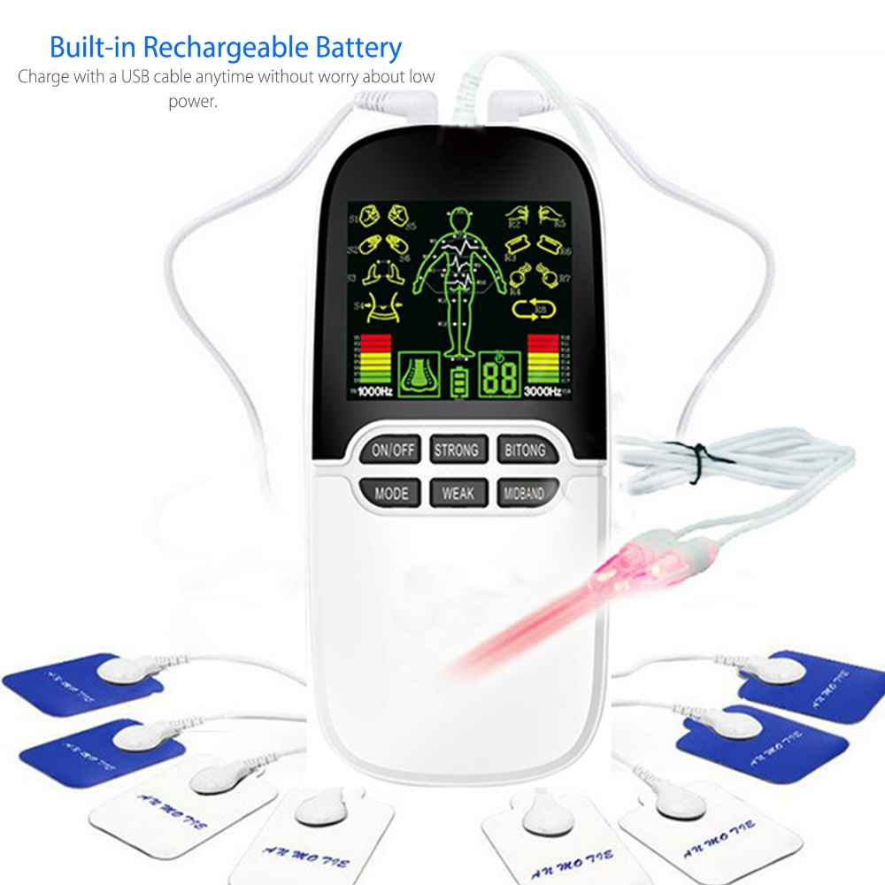 Tens Alat Pijat Elektronik EMS Terapi Digital Relaksasi Otot Electrode Massager Beurer EM 49 Unit Upgrade 4 Koyo Gel Pads Body