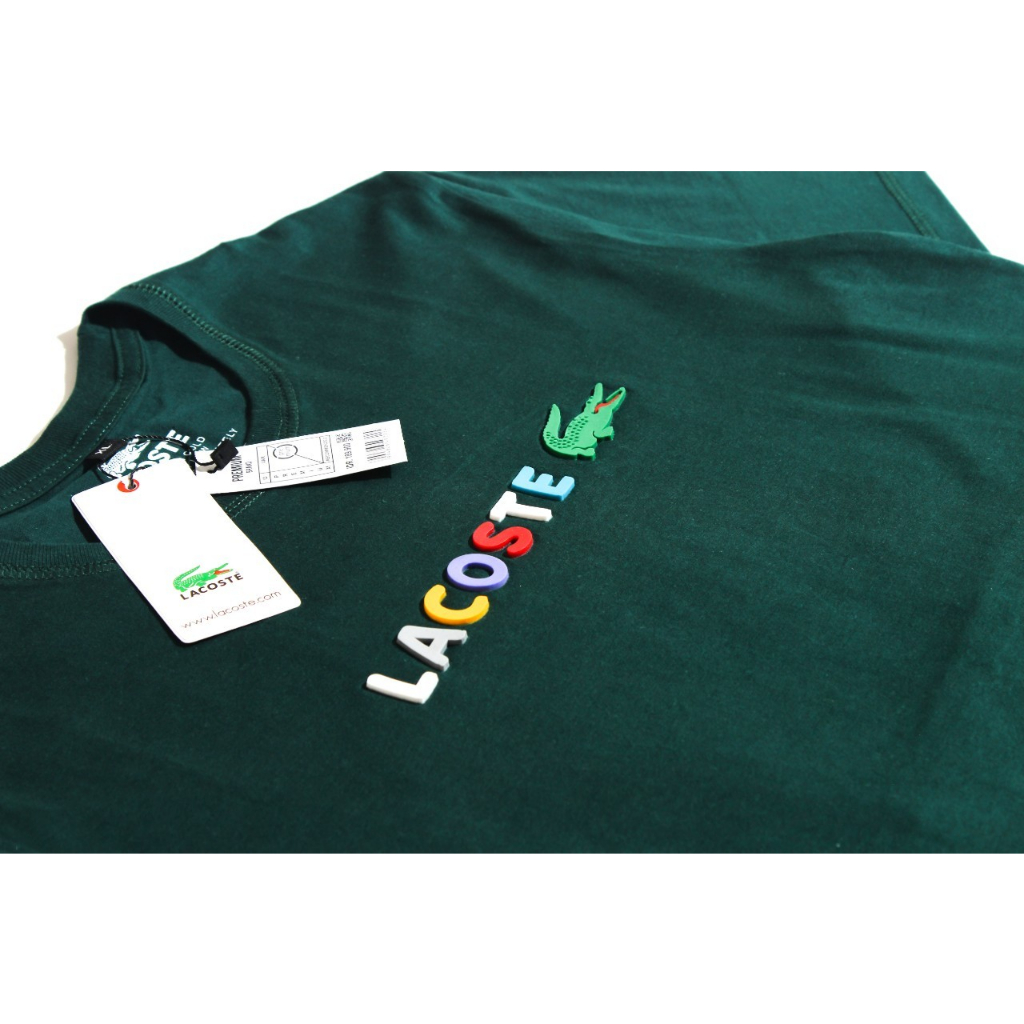 TURUN HARGA ! Lacoste T-Shirt Distro Oversize Logo Premium Unisex - Kaos Distro - Kaos Pria - Kaos Wanita - Kaos Murah - T-Shirt Lacoste