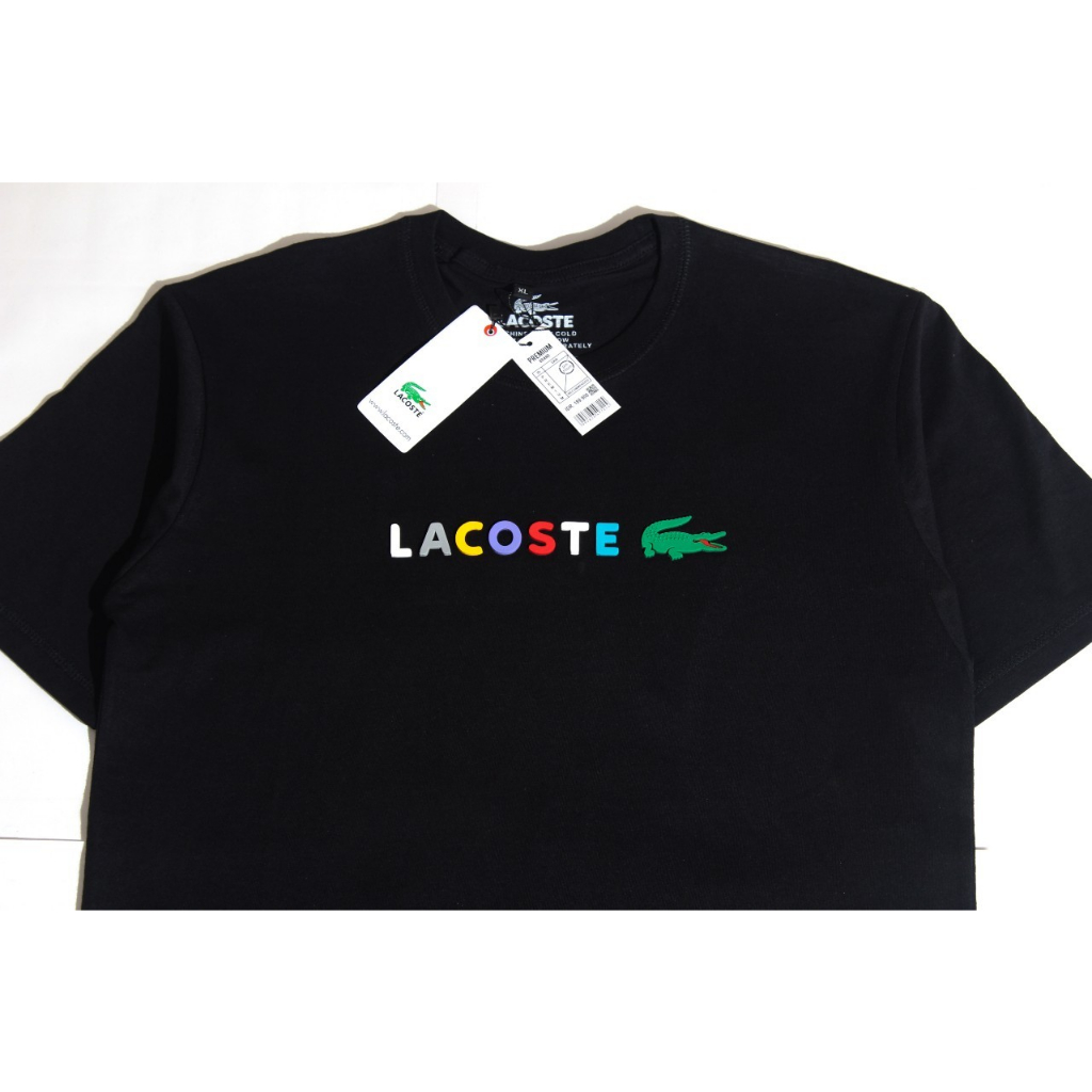 TURUN HARGA ! Lacoste T-Shirt Distro Oversize Logo Premium Unisex - Kaos Distro - Kaos Pria - Kaos Wanita - Kaos Murah - T-Shirt Lacoste