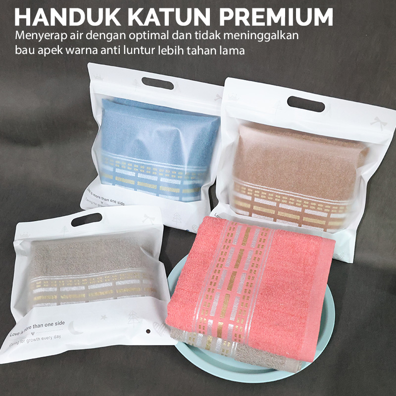 PROMO-Handuk Mandi Tanpak Kemasan Terpopuler Cocok Untuk Kado Bahan Katun Ukuran 70cmx 140cm / Handuk Mandi Hotel - J3A5 - Tool Master