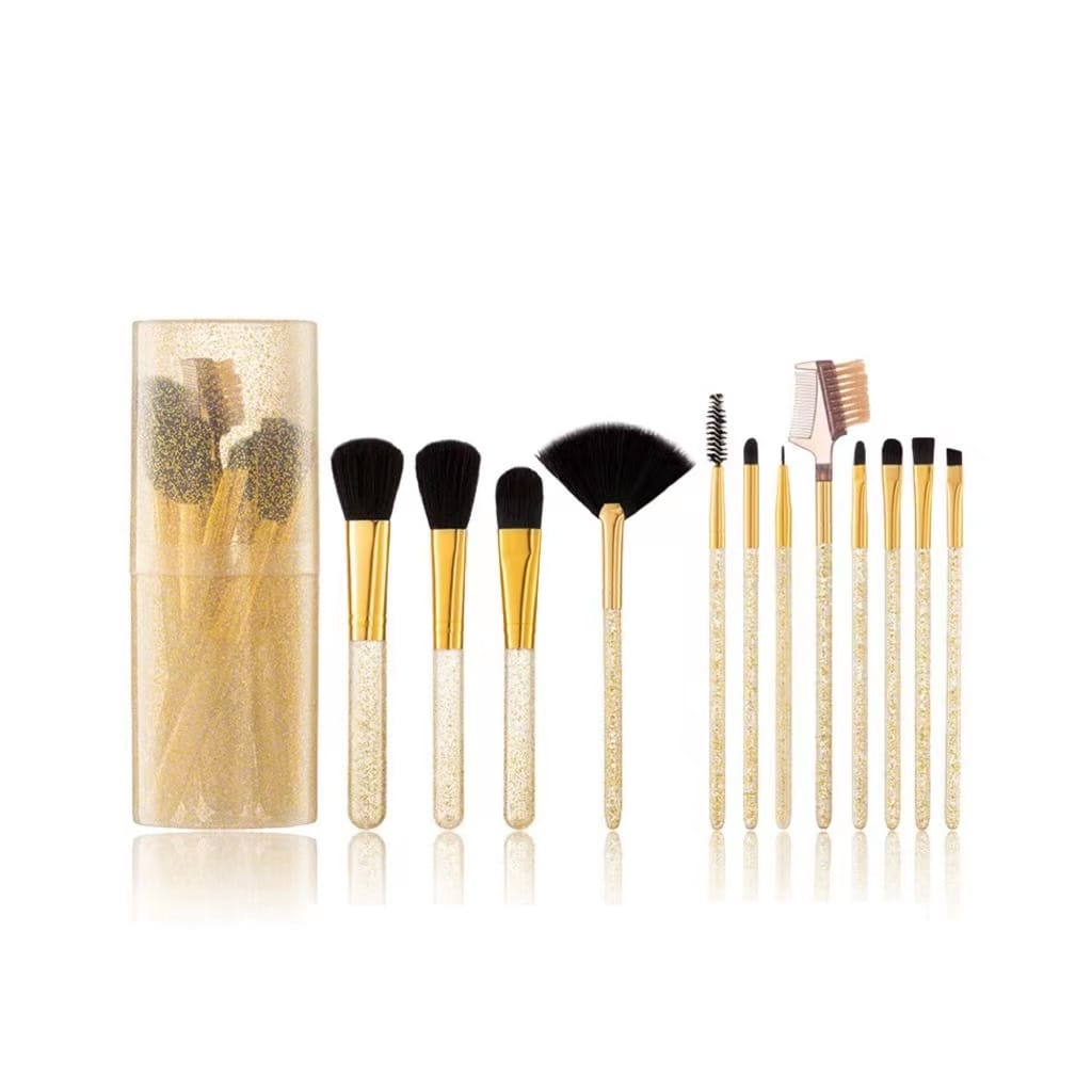 Kuas Make Up Free Pouch Ukuran Travel Size Murah