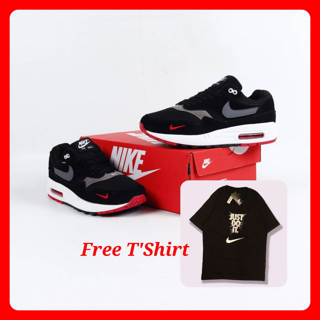 Nike Air max 1 Oil Black gray red