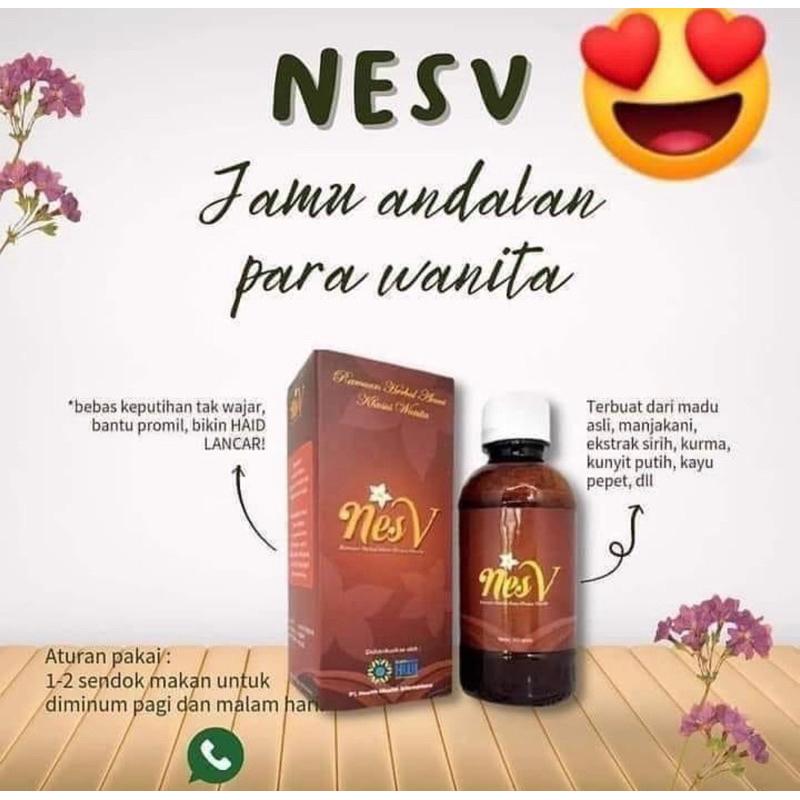 

nesv hwi original perawatan area kewanitaan jamu herbal merapatkan kesehatan wanita