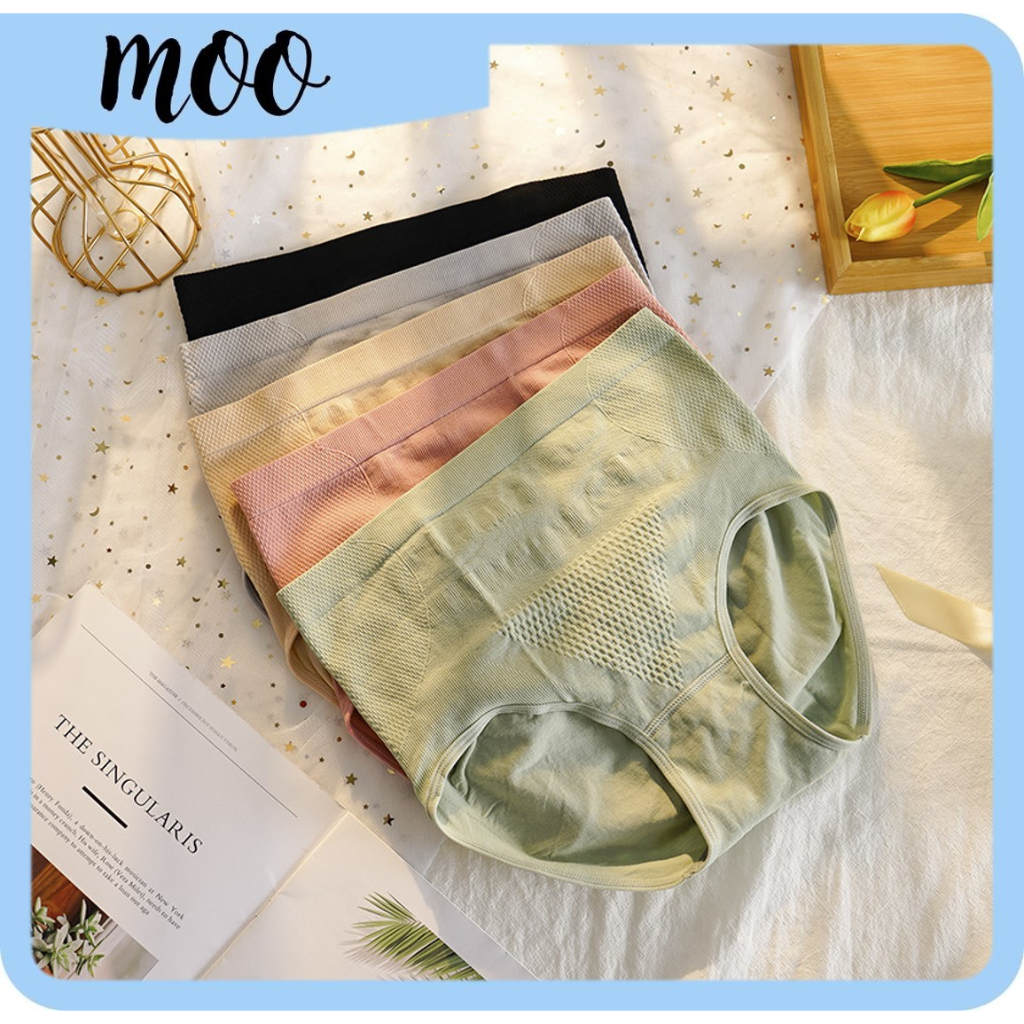 MOO C552 Celana Korset Pinggang Pengecil Perut Munafie High Waist Boxer Pant Import