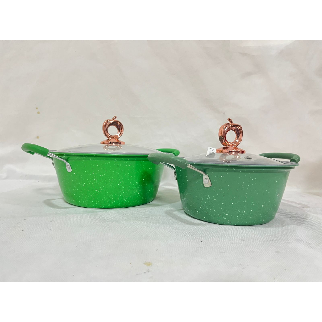 Panci Susu Stainless Tutup Kaca Dengan Pengukus M1135A 20cm 24cm Panci Susu Stainless Steel Panci Milk Pot Steamer Panci Soup Pot Tebal