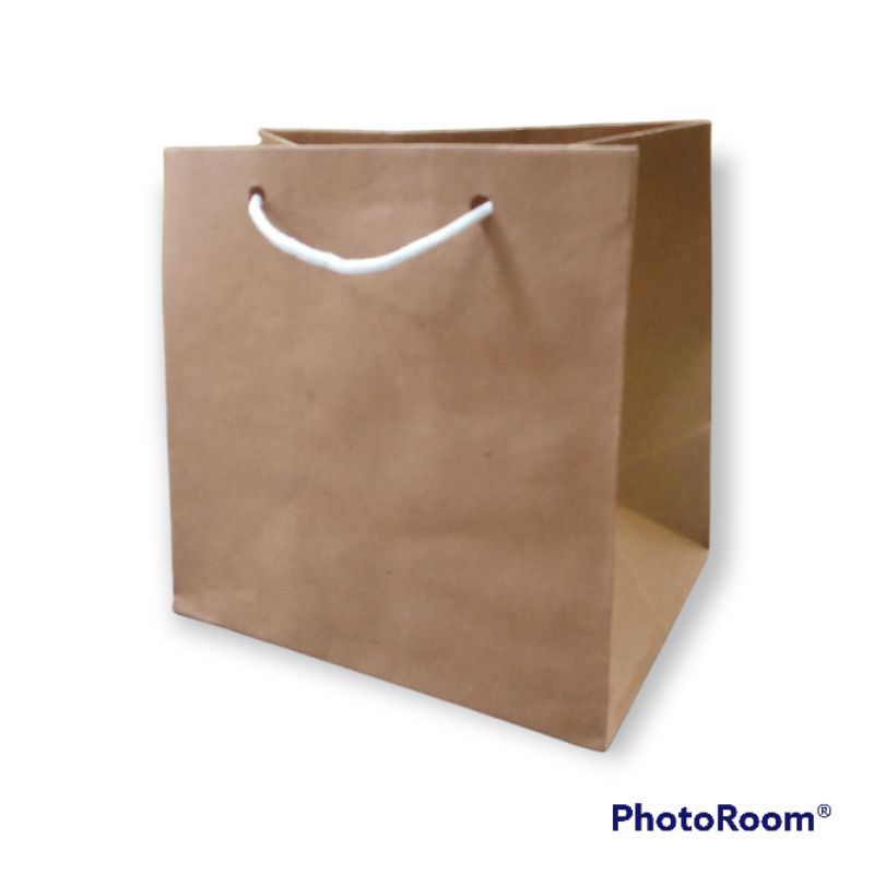

PAPER BAG POLOS PAPERBAG MINI UKURAN 17X12X16/ PXLXT
