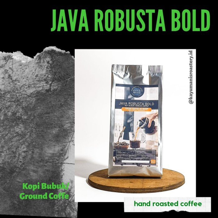 KOPI BUBUK JAVA ROBUSTA BOLD ASLI DAMPIT 250 GR