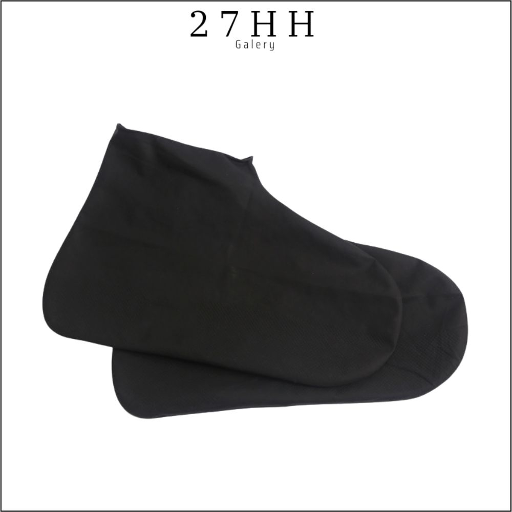 27HH COVER SEPATU ANTI AIR HUJAN WATERPROOF SARUNG PELINDUNG SEPATU KARET SILIKON SILICONE FUNCOVER 