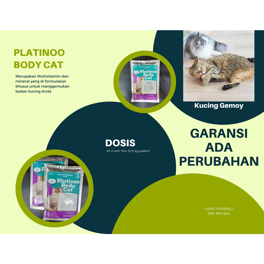 Penggemuk Kucing Body Cat Platinoo Efektif Menggemukan Kucing Bukan Body Fat