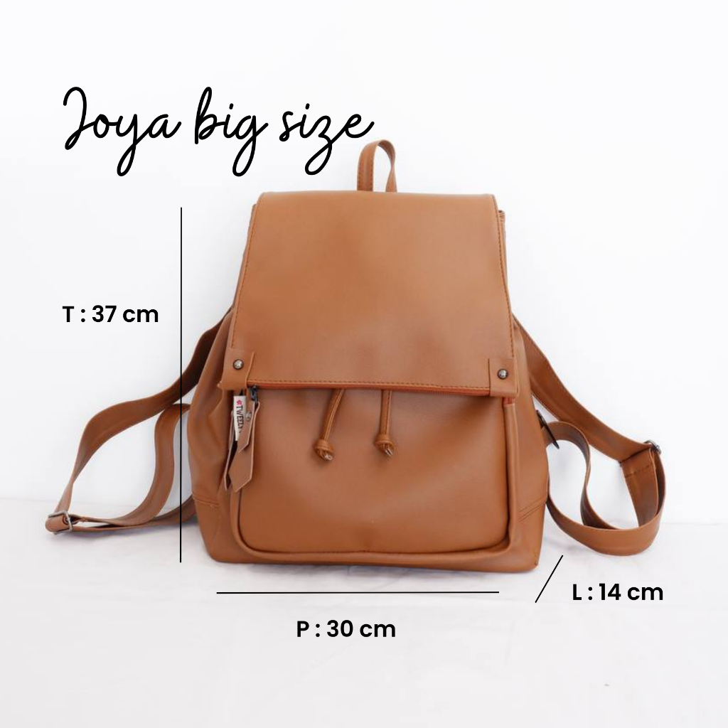 Joya - Big Size - Ransel - Slot Laptop - Tweelyforbag - Tas Wanita