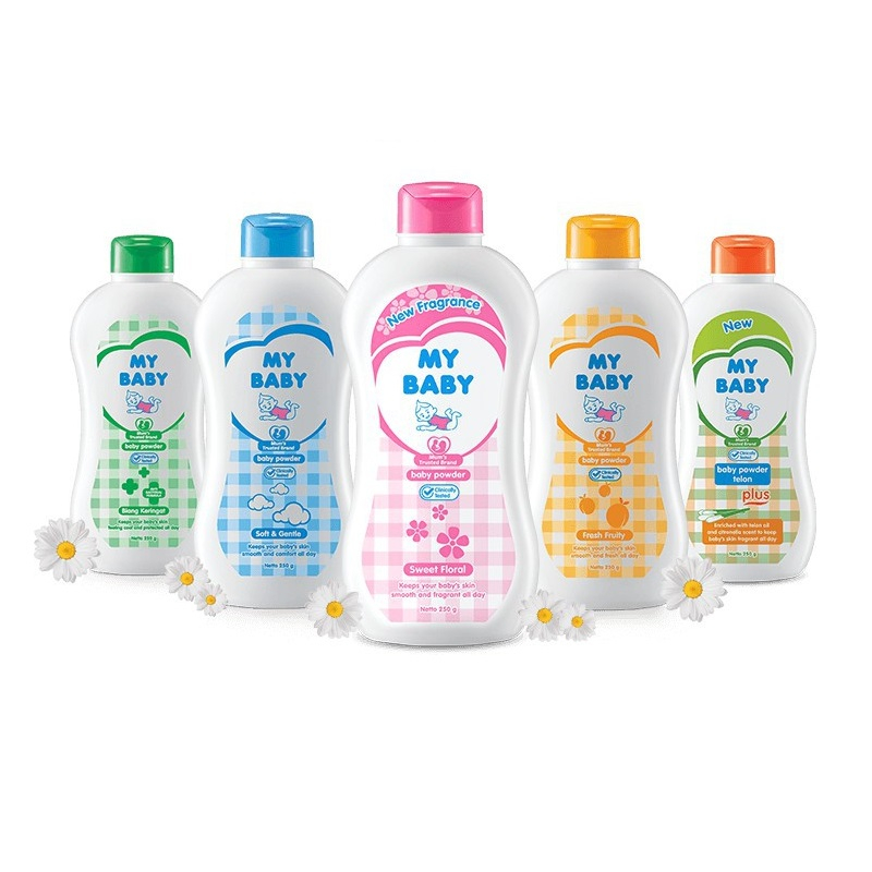 My Baby Powder Telon Plus 100 gr - Bedak Bayi Wangi Telon Plus / Mybaby Bedak