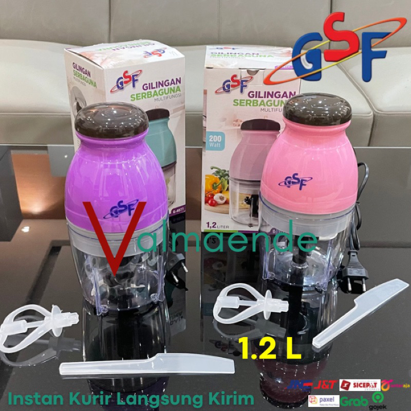 Blender Daging Chopper 3 in 1 Food Processor Blender Multifungsi Q2 7888 GSF 3802 GSF 4077 Gilingan Daging Juicer Mini Blender Bumbu Serbaguna