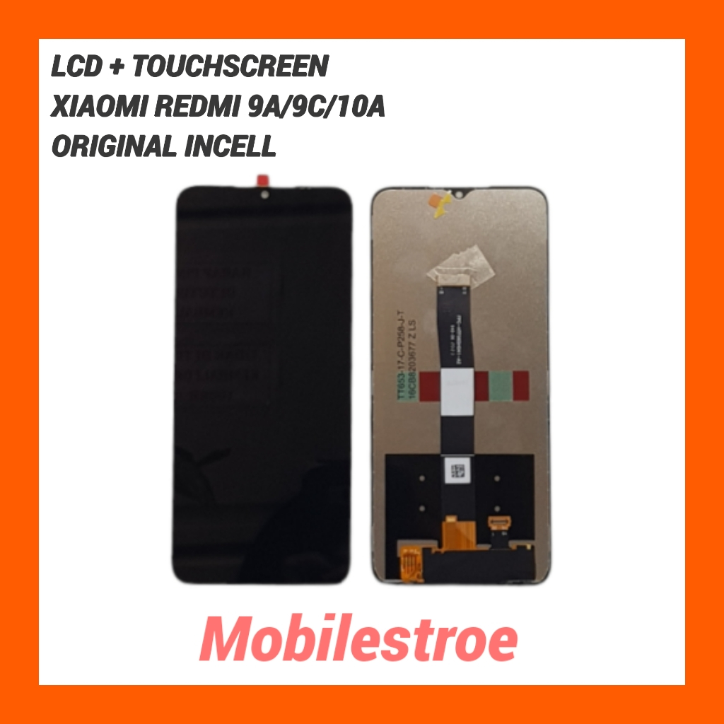 LCD TOUCHSCREEN XIAOMI REDMI 9A / REDMI 9C / REDMI 10A FULLSET ORIGINAL INCELL