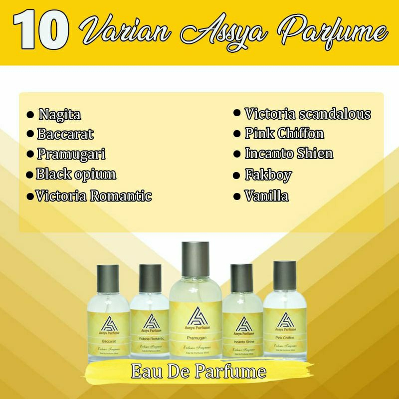 ASSYA PARFUM PREMIUM 30 ML MINYAK WANGI PARFUM VIRAL