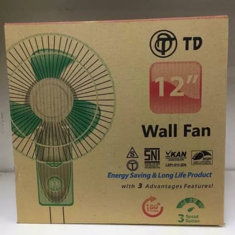 TD Kipas Angin Dinding 12&quot; / Wall Fan 12 Inch