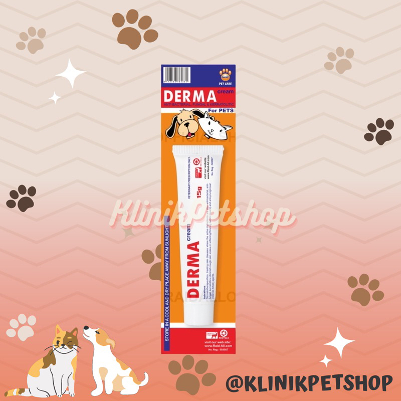 Salep Derma Cream - Salep Jamur kucing Anjing Aman Terjilat