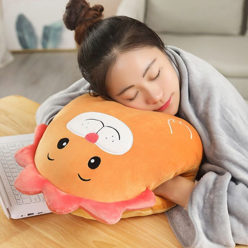 BONEKA BANTAL SELIMUT 2 IN 1 BALMUT TRAVEL BEDCOVER LIPAT ANAK KARAKTER LUCU