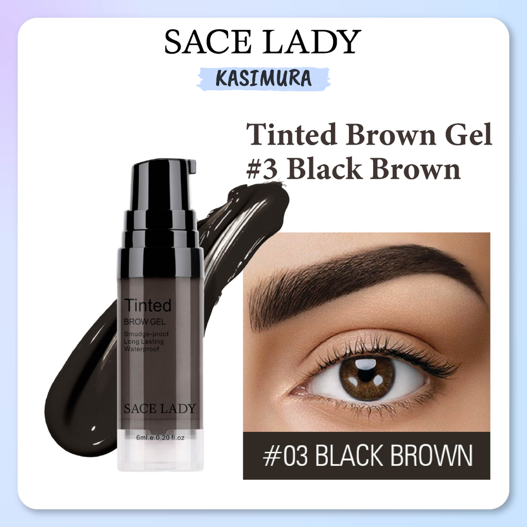 Eyebrow Tinted Brown Gel Waterproof - Kasimura