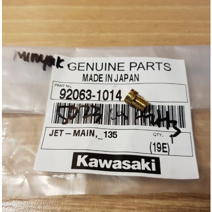 (NINJA R) KAWASAKI - MAIN JET - SPUYER MINYAK KARBURATOR SIZE 135 92063-1014