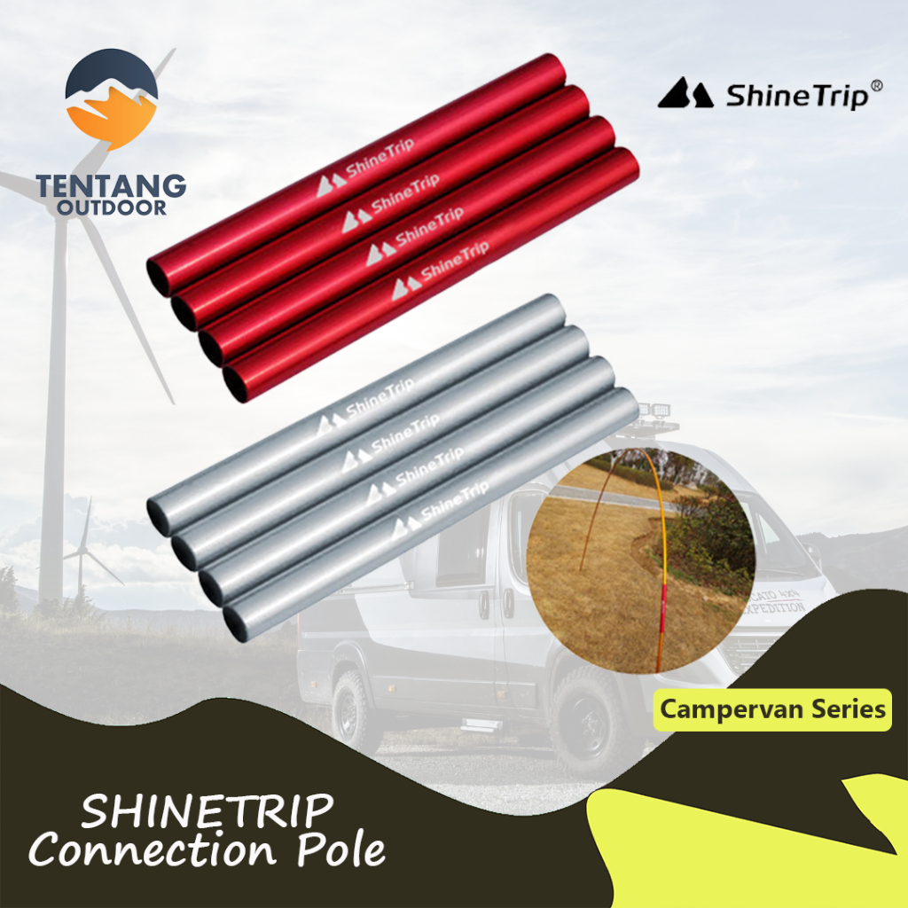 SHINETRIP Penyambung Tiang Tenda Camping Aluminium Alloy Hiking Pipa Sambungan Tenda