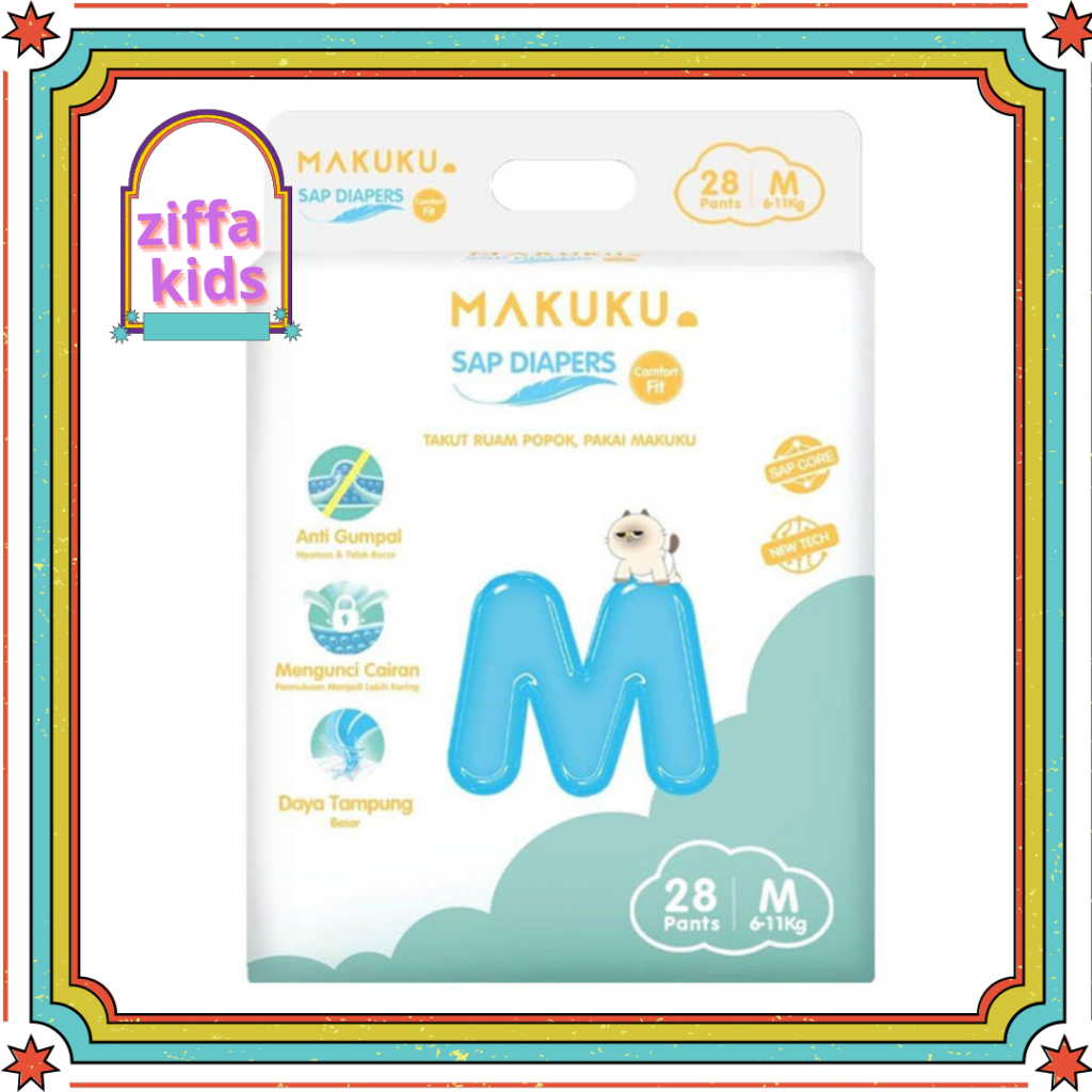 MAKUKU SAP Diapers Comfort Fit Mini Pants M28