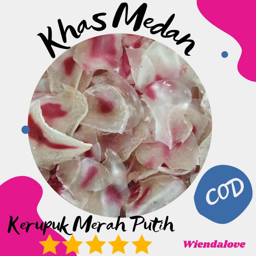 

Kerupuk Merah putih 1 kg bisa Cod by Wiendalove