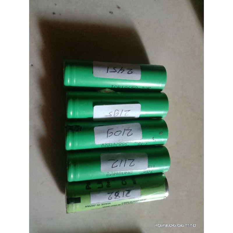 batre 18650 real kapasitas