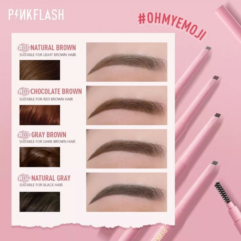 PINKFLASH WATERPROOF AUTO EYEBROW PENCIL