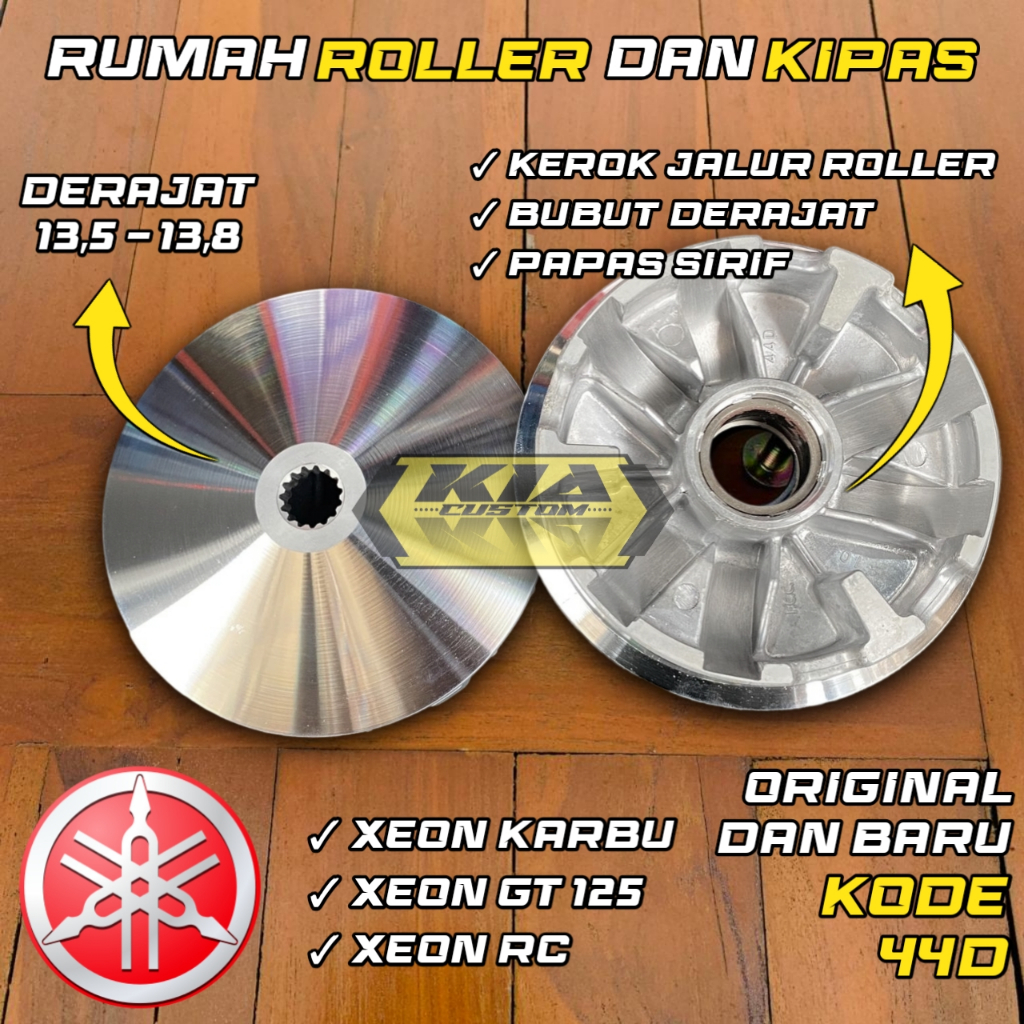 PULLEY SET XEON KARBU XEON RC XEON 125 CUSTOM RACING PULLEY RUMAH ROLLER KIPAS PULLEY XEON