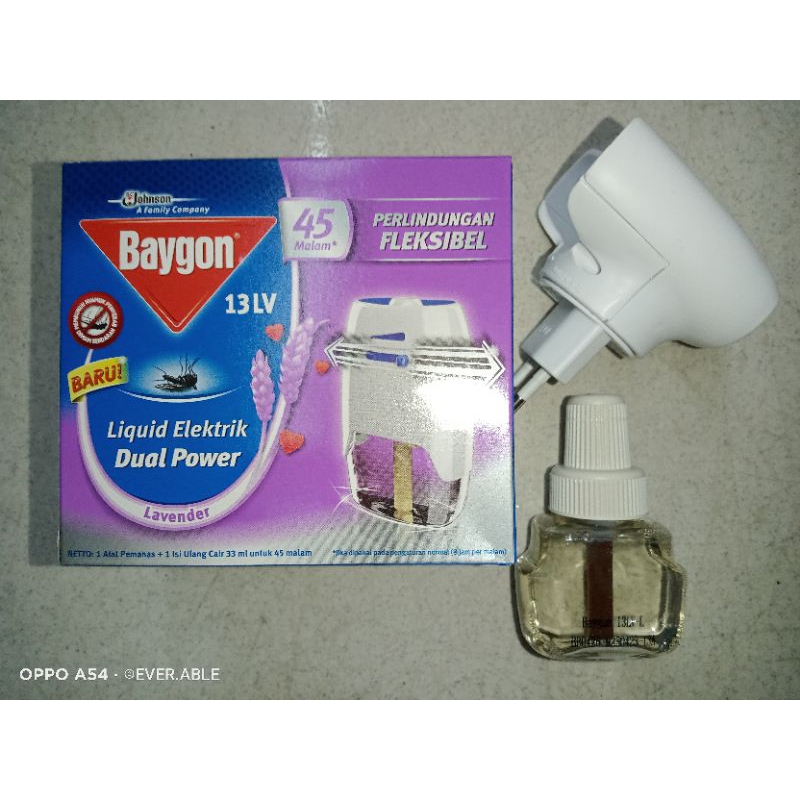 BAYGON ELEKTRIK DUAL POWER SET (ALAT TANPA KABEL+ REFILL)