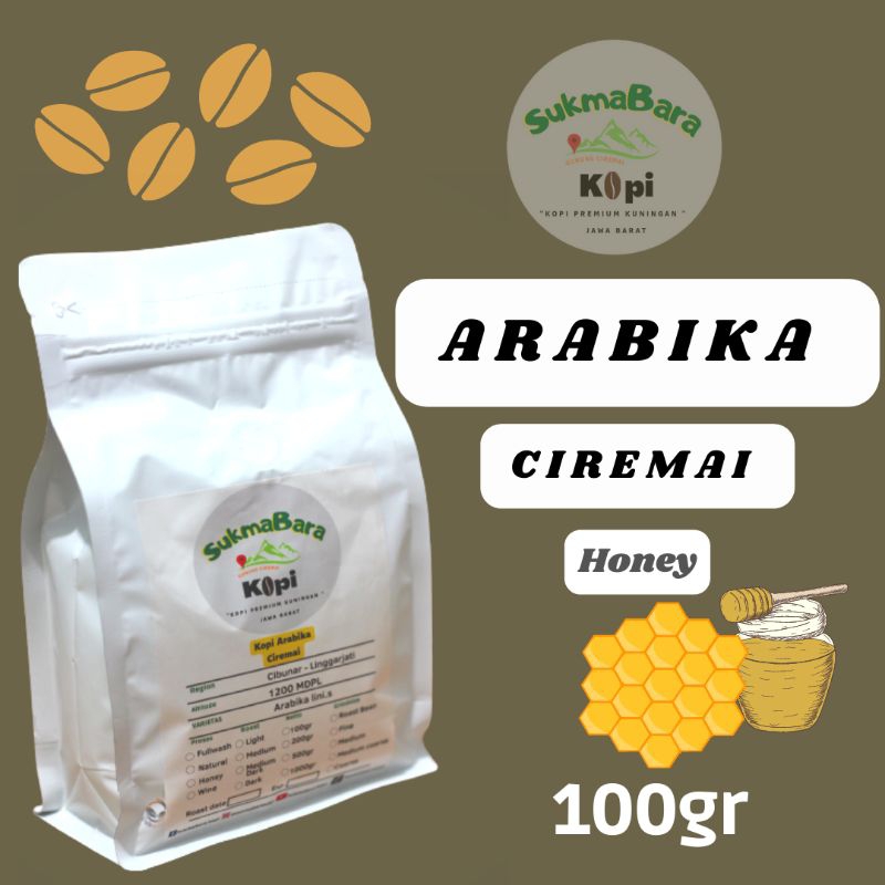 

Biji Kopi Ciremai - Spesialty Coffe Java Preanger Kuningan Jabar - Kopi Asli Premium Grade 1 - roasted Manual Brew V60 100gr