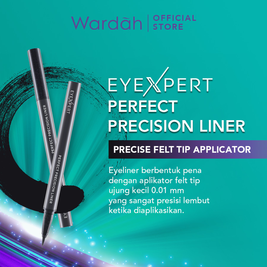 Wardah Eyexpert Perfect Precision Liner 1ml | Waterproof Eyeliner