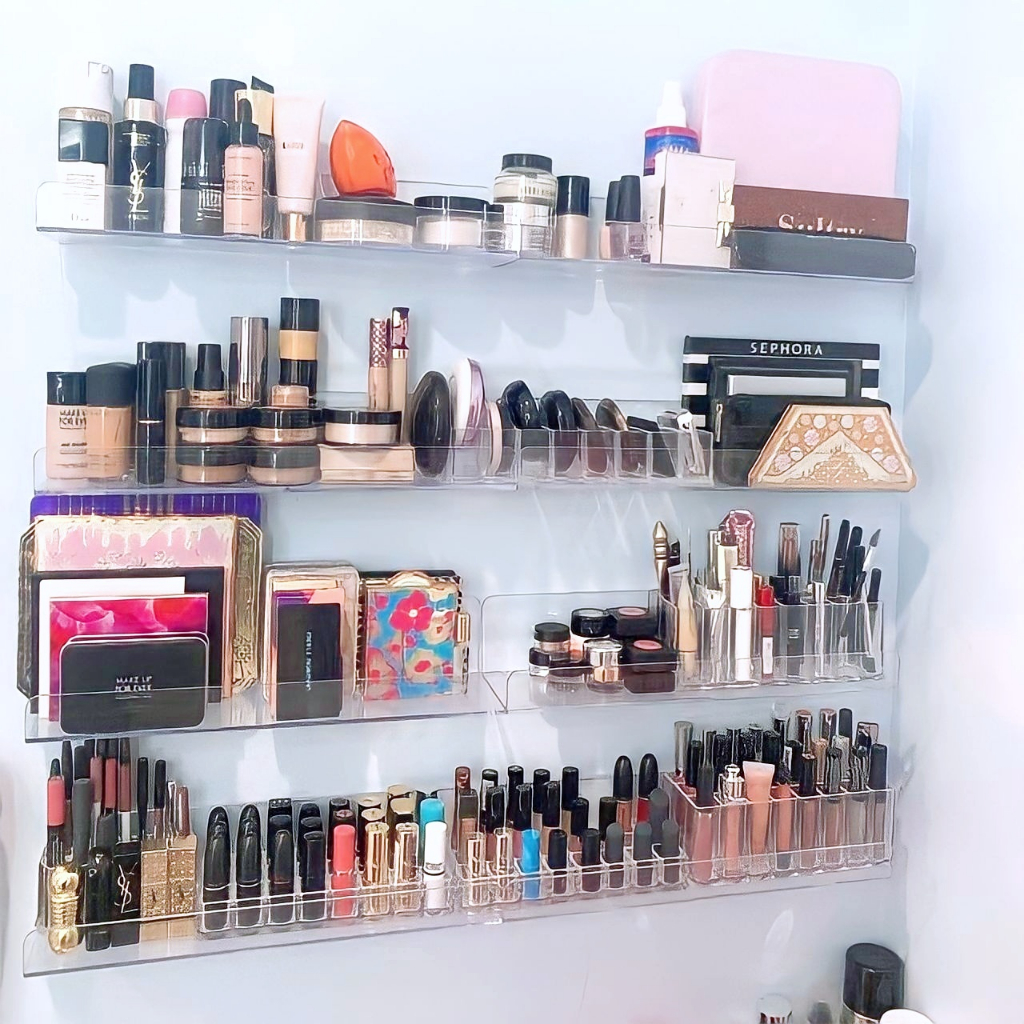 Organization Makeup Rak kosmetik Gantung Tempat Make Up Dinding