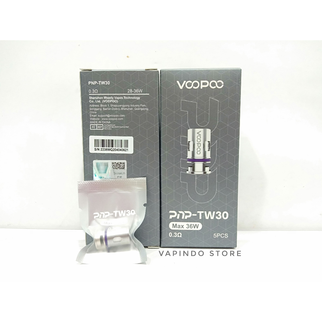 COIL VOOPOO PNP TW30 0.3OHM REPLACEMENT COIL BY VOOPOO