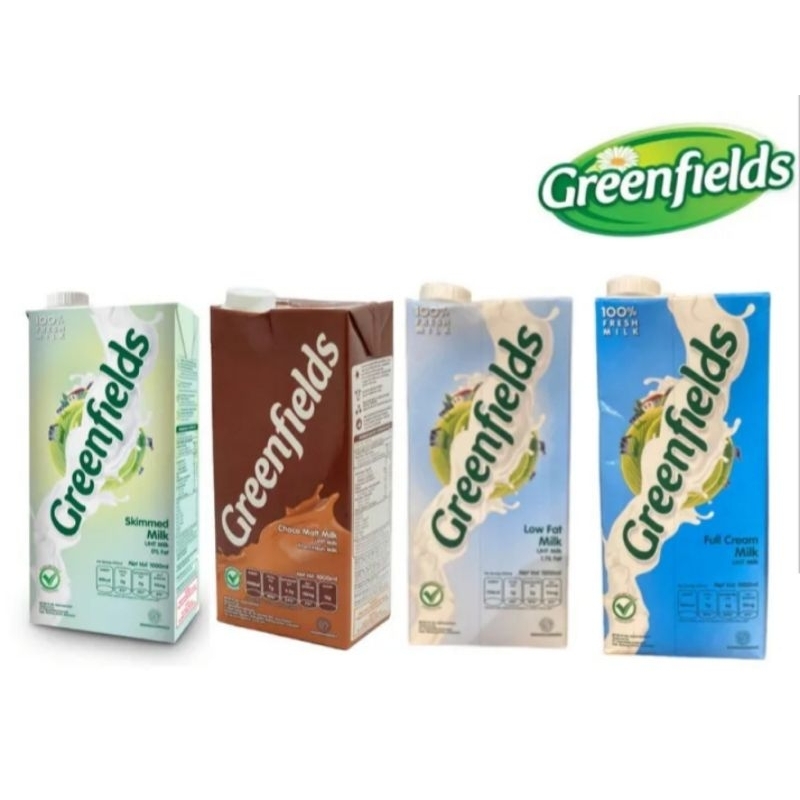 

Greenfields UHT all Variant 1 Liter (Isi 12pcs)