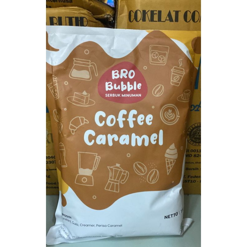 

bubuk minuman coffee caramel bro buble 1kg