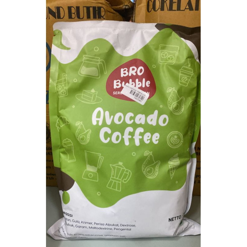 

bubuk minuman avocado coffee bro buble 1kg