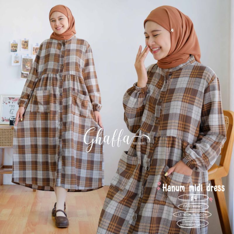 Hanum MIDI dress by Ghaffar/original MIDI dress