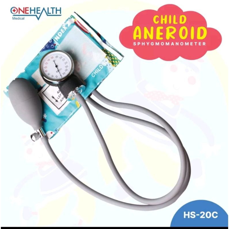 Tensimeter Aneroid Anak ( Bonus Manset Bayi ) Onehealth