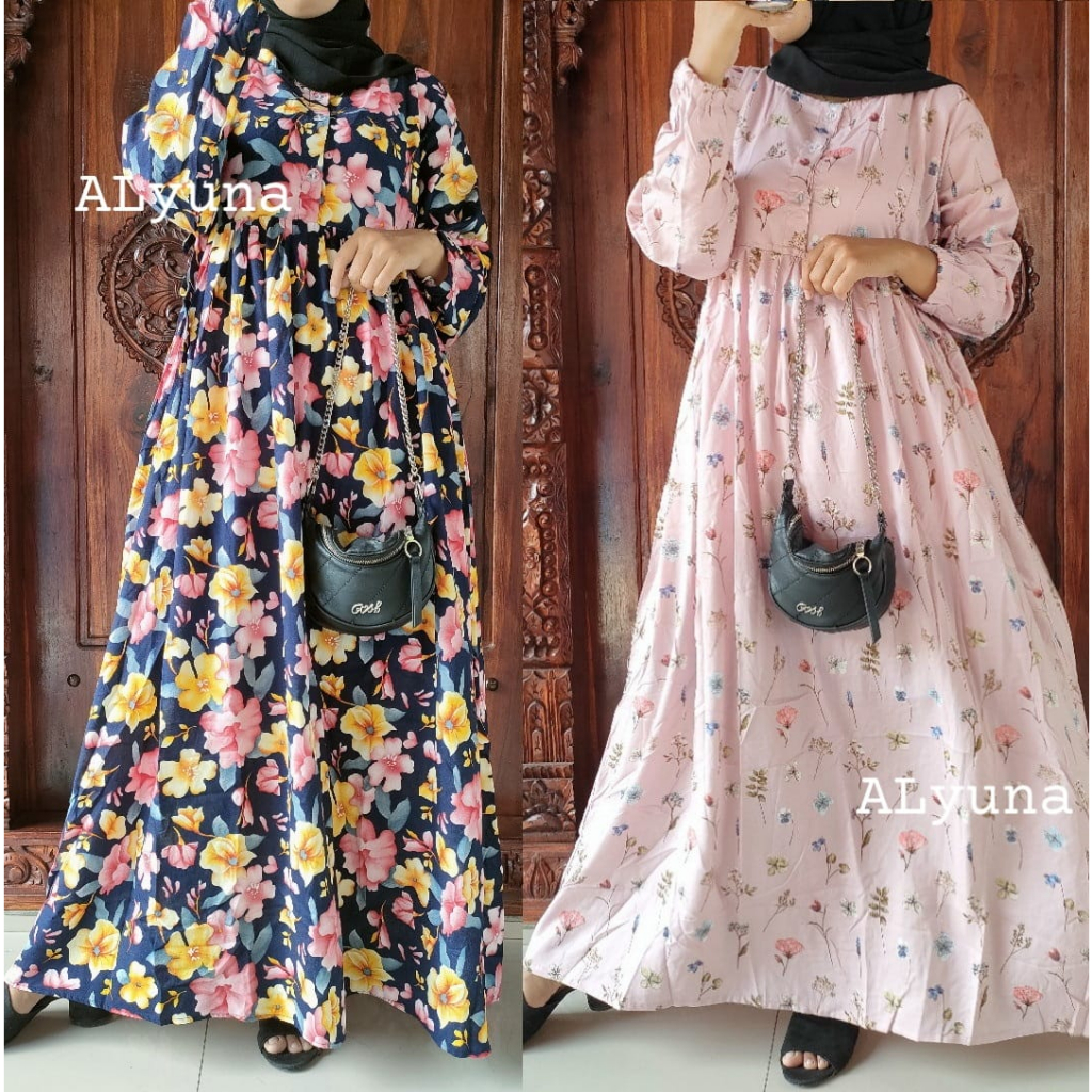 GAMIS RAYON VISCOSE PREMIUM / HOMEY DRESS BUSUI/ DRESS MUSLIM / BAJU GAMIS / GAMIS BUSUI / GAMIS BATIK PEKALONGAN / GAMIS WANITA / GAMIS JUMBO / GAMIS LD 105 / GAMIS LD 120/ GAMIS KATUN RAYON