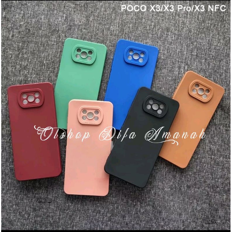 SOFTCASE MACARON FOR POCO X3 PRO X3 NFC X3 GT CASE PRO CAMERA FULL PELINDUNG CAMERA TERBARU