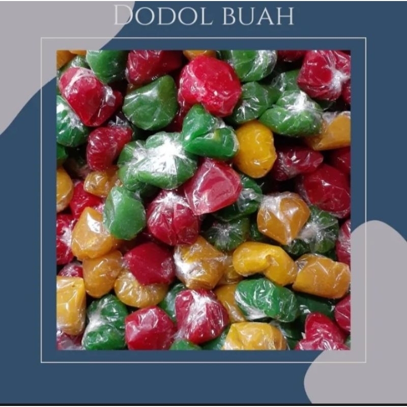 DODOL RASA BUAH KEMASAN 1KG OLEH OLEH BANDUNG