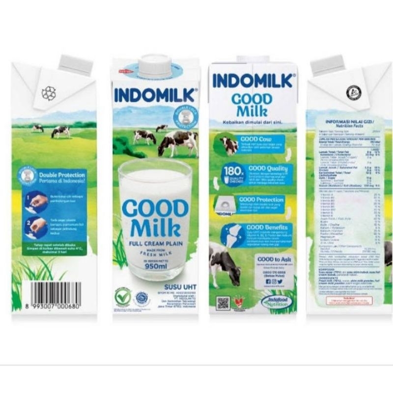 

(HARGA AGEN LANGSUNG) INDOMILK FULL CREAM CAIR 950ML