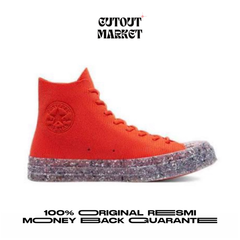 Converse Chuck 70 High ‘Renew Knit Bright Poppy String’