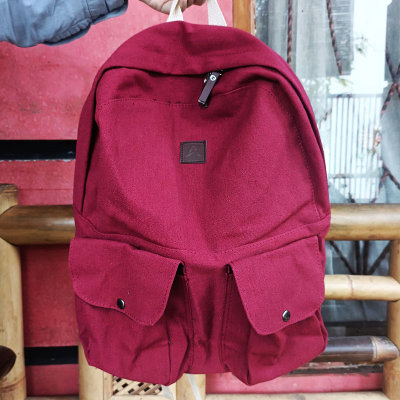 Kanvas Wanita (HITAM) Tas Ransel Kanvas Wanita (ARMY) Tas Wanita Kanvas (NAVY) Tas Ransel WANITA (MAROON) Tas Sekolah (COKLAT)