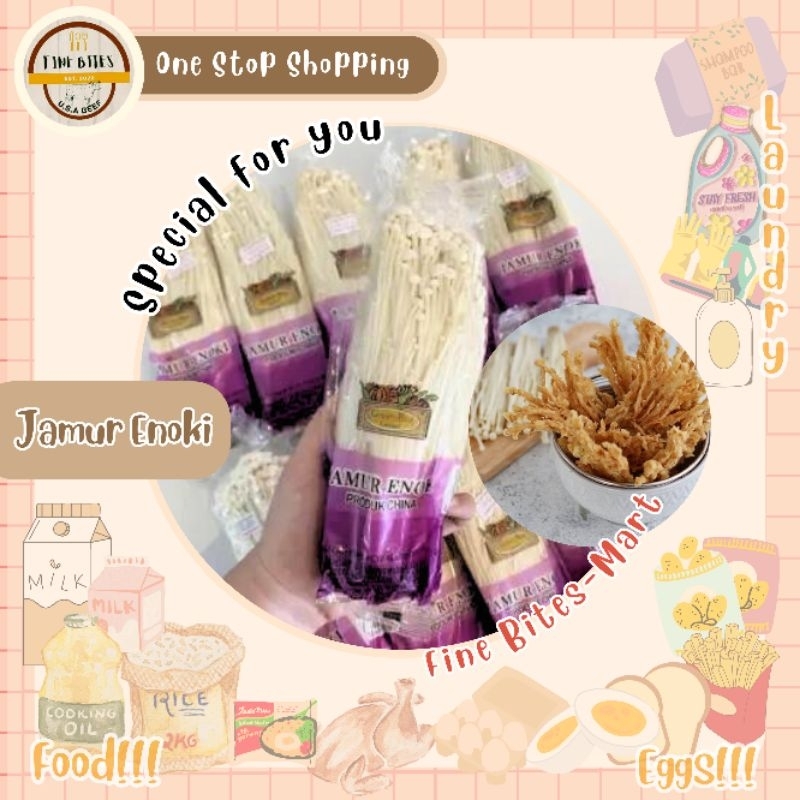 Jamur Enoki import