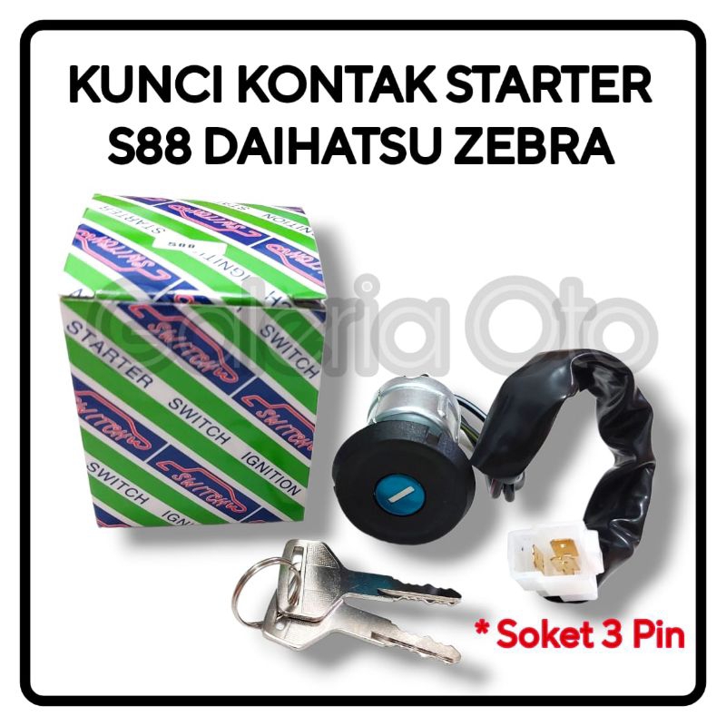 Kunci Kontak Stater Switch DAIHATSU ZEBRA S88 S89 HIJET 1000 ( ORIGINAL HIGH QUALITY ) Mobil Motor