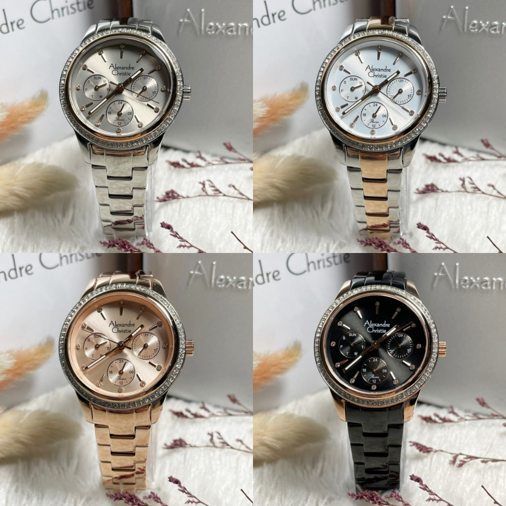 ORIGINAL Jam Tangan Wanita Alexandre Christie AC 2A62 / AC2A62 Garansi 1 Tahun